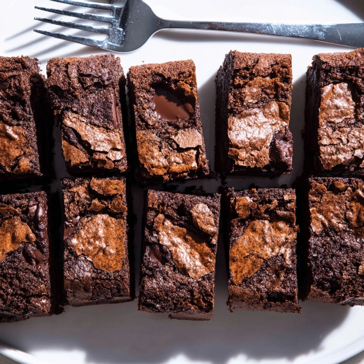 Fudgy double chocolate chunk brownies, perfect for sharing at gatherings or cozy nights.  