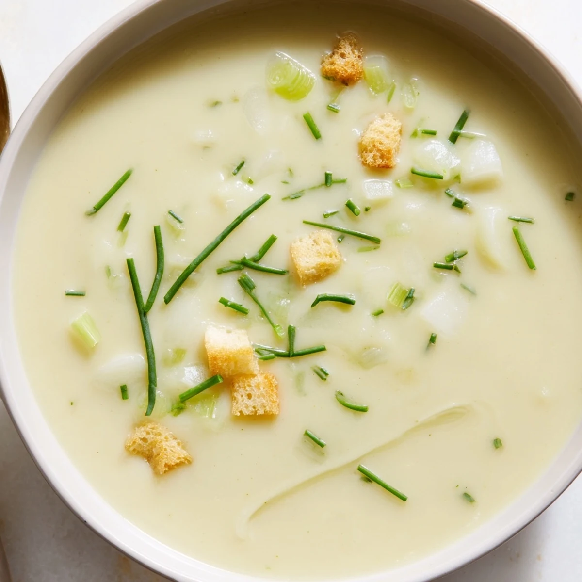 Potato Leek Creamy Soup