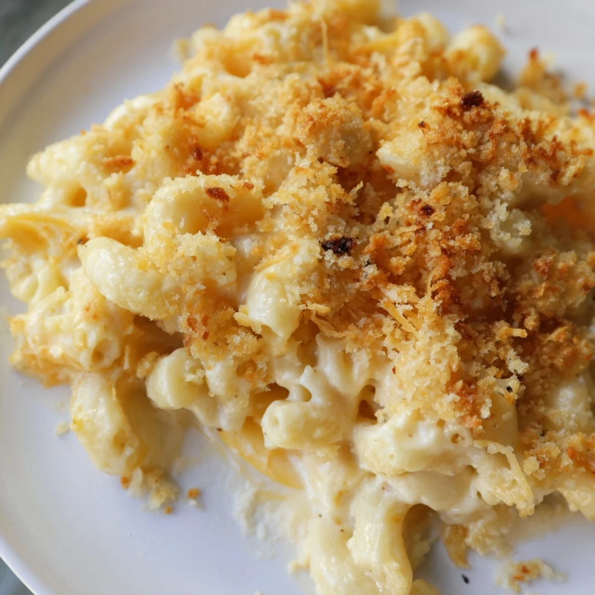 Old-Fashioned Baked Mac Cheese