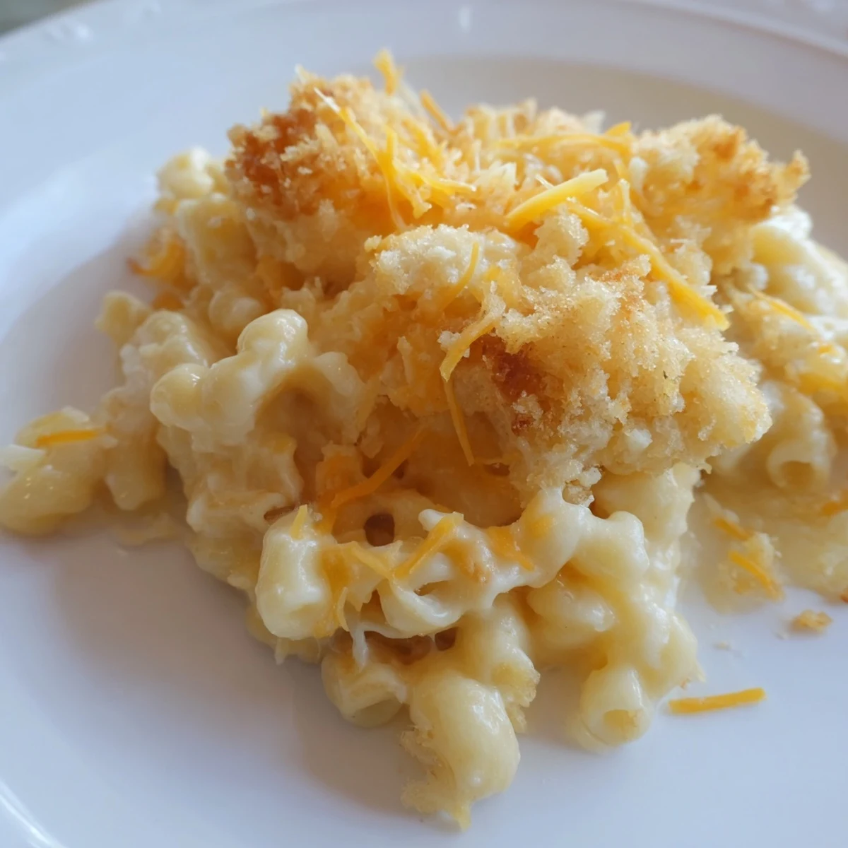 This Old-Fashioned Baked Mac & Cheese offers a comforting taste, creamy sauce, and cheesy, baked perfection.