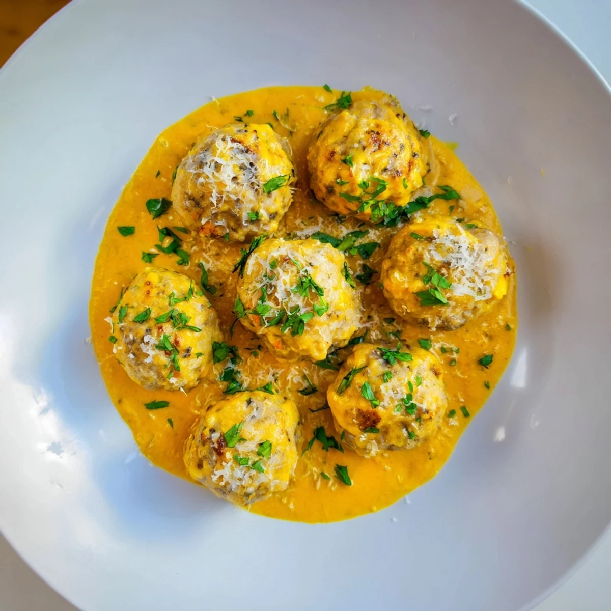 Turkey Meatballs Pumpkin Sauce #77