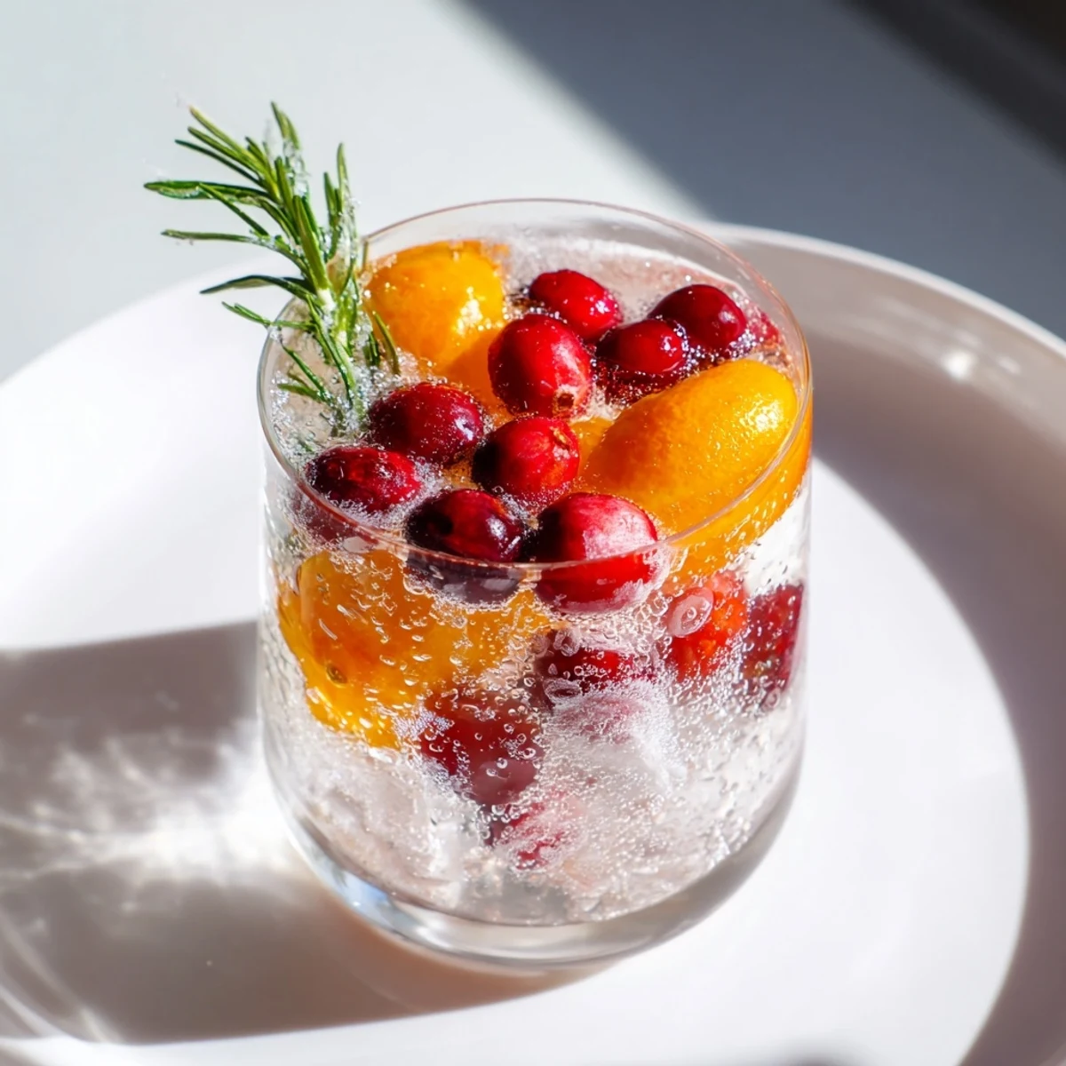 Snow Globe Mocktail Cranberries #88