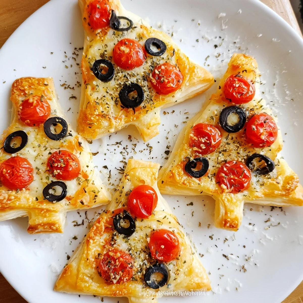 Puff Pastry Christmas Tree Bites #92