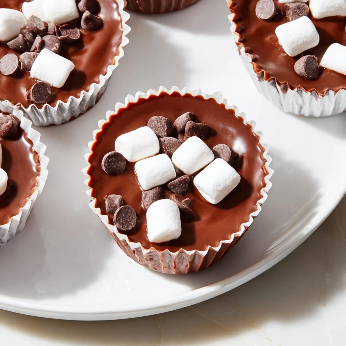 Budget-friendly hot cocoa bomb cups, ready to melt with a hot mug of milk, a wintertime treat.