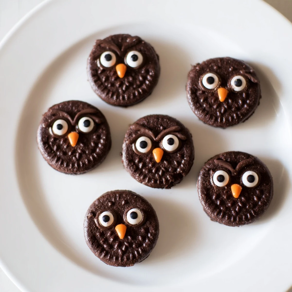 Enjoy a festive display of the Hoot Hoot Owl-Themed treat tray with chocolate, fruit, and sweet owl-shaped snacks.