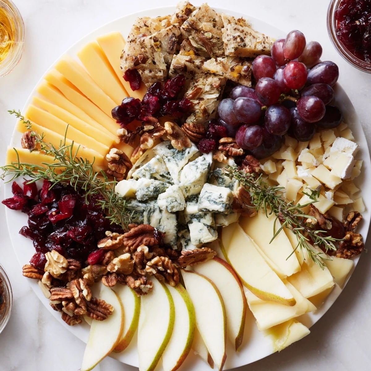 Winter Cabin Cheese Display