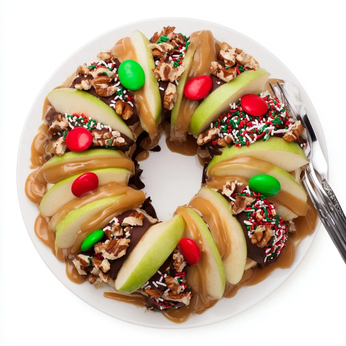 Caramel Apple Slice Wreath