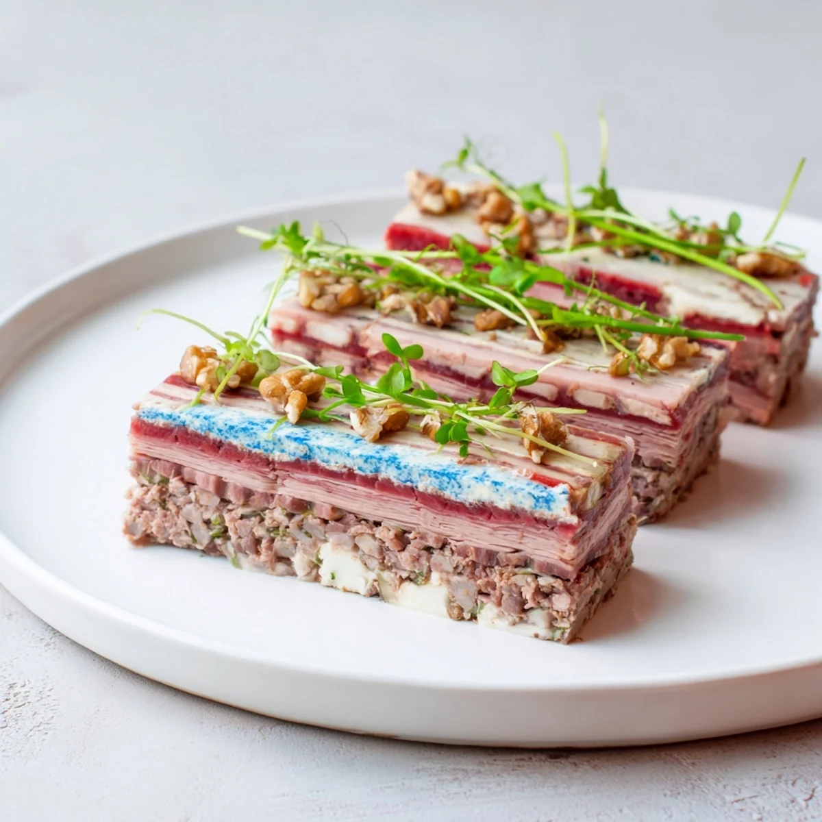 Grand Canyon Rim shows off a breathtaking meat terrine with layers of different meats and a bold blue cheese river.