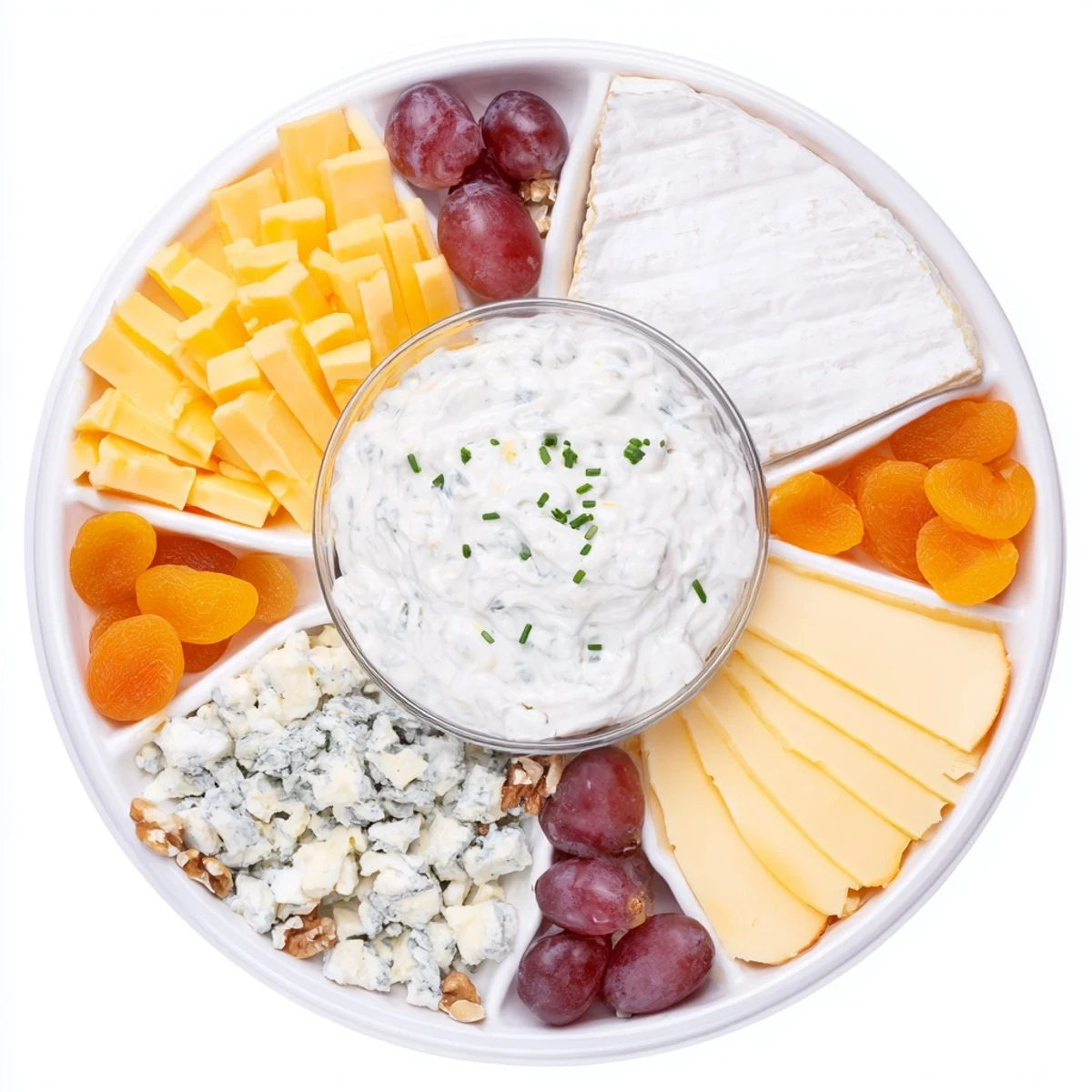 Prepare your tastebuds for this beautifully arranged Celtic Cross Cheese Platter, a delightful appetizer.