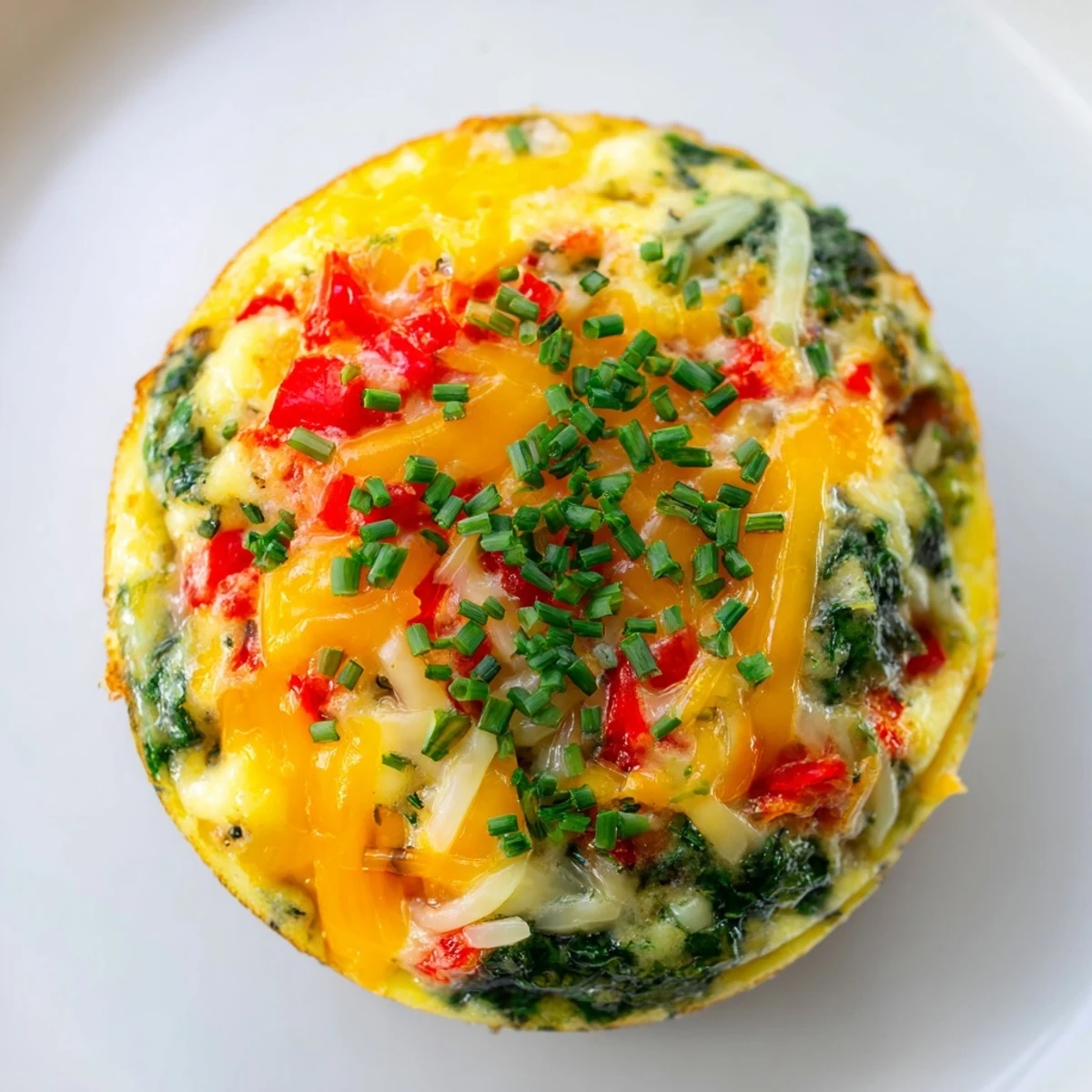 Mini Spinach Egg Cups