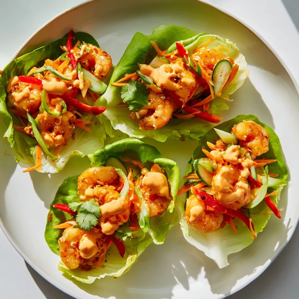 Shrimp Lettuce Cups