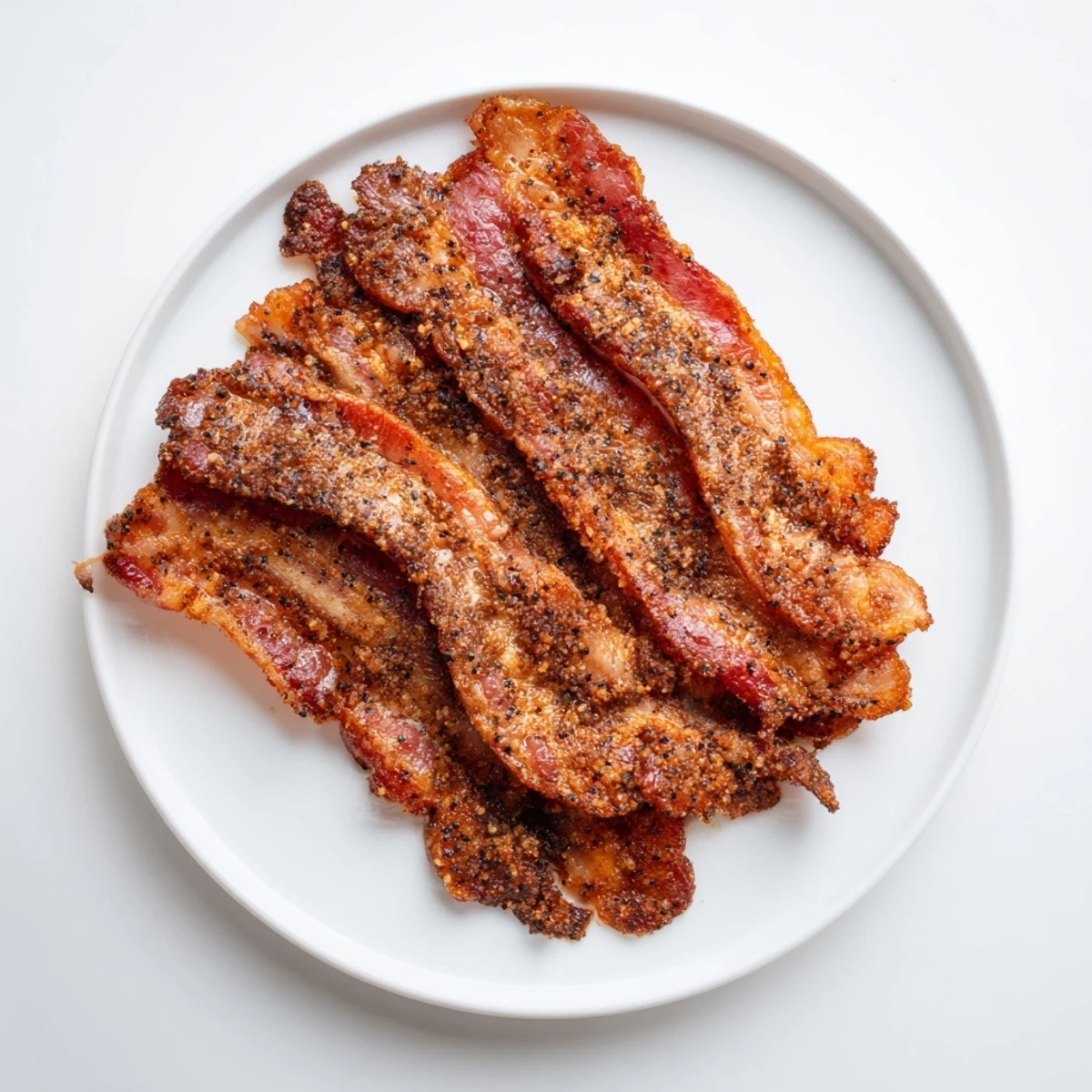 Golden, glistening Snoop Dogg Billionaire Bacon, a decadent treat with smoky paprika and irresistible crunch.