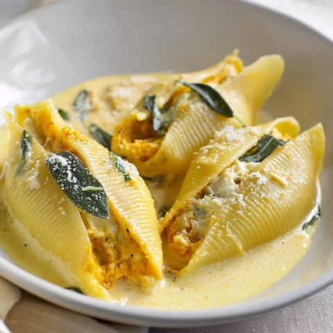Pumpkin Gouda Stuffed Shells