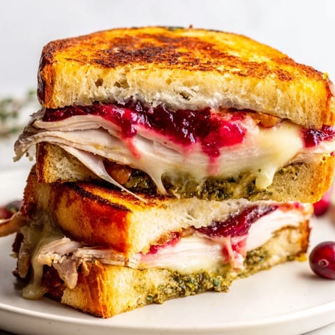Pesto Cranberry Turkey Melt