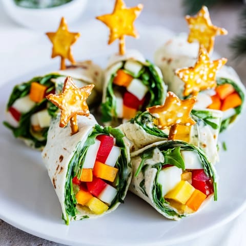 Air Fryer Christmas Tree Wraps