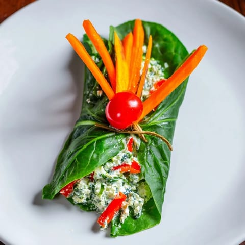 Freshly rolled Holly Leaf Spinach Wraps showcasing vibrant spinach and colorful, julienned vegetables.