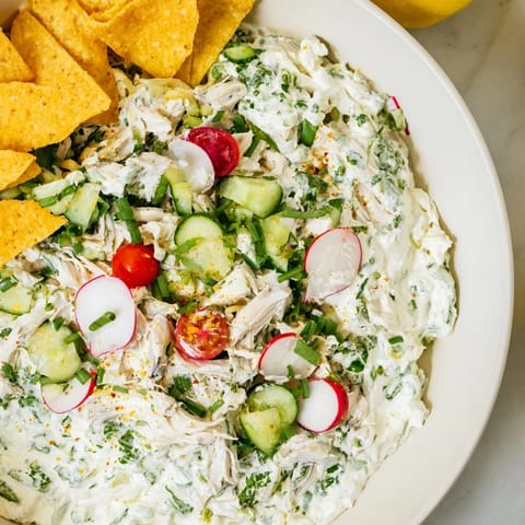 Green Goddess Chicken Dip