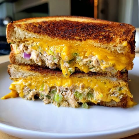 Spicy Tuna Melt Sandwich