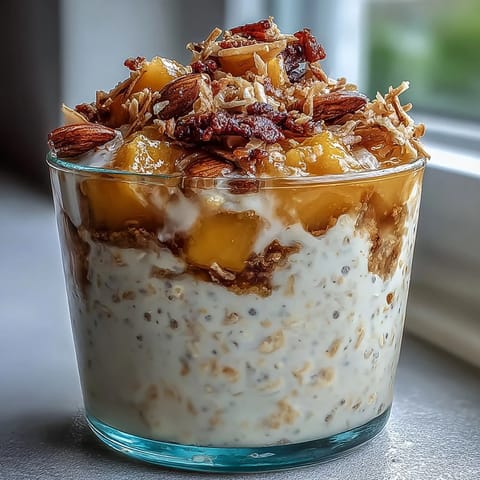 Mango Chia Overnight Oats