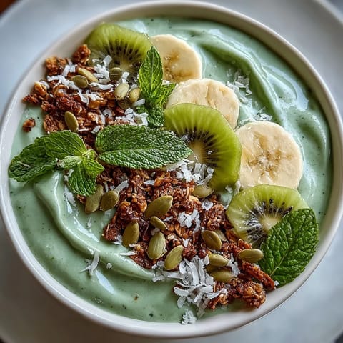 Shamrock Green Smoothie Bowl