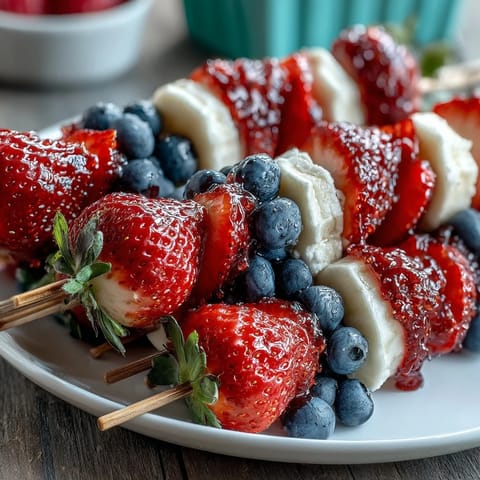 Fourth of July Fruit Skewers