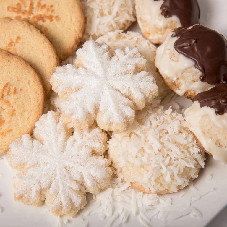Vibrant Snowflake Dessert Board with sugared cranberries and white chocolate fondue, perfect for entertaining.