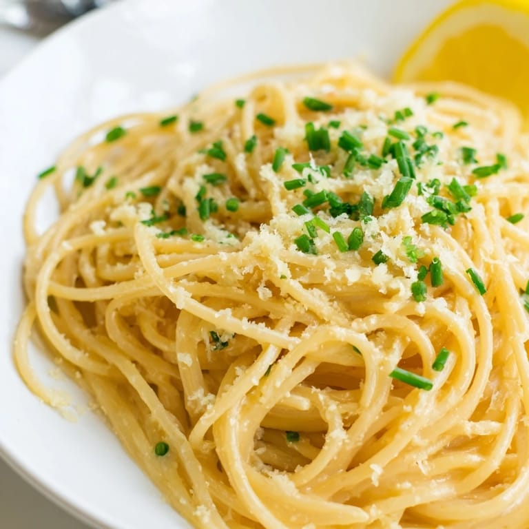 Savory Miso Butter Pasta; imagine the aroma, a fusion of garlic and miso, ready for your plate.