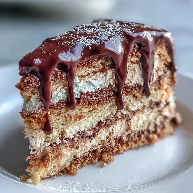 This elegant hojicha butter cream cake features a moist sponge, aromatic roasted tea buttercream, and decadent ganache drips, ideal for special occasions.