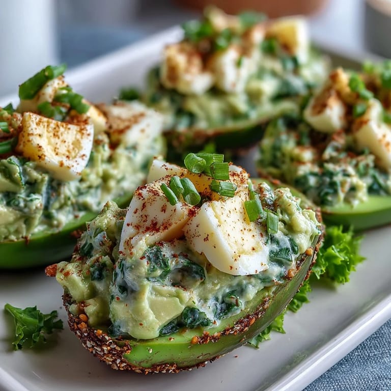 Fluffy hard-boiled eggs and ripe avocado blended with tangy mustard, nestled in romaine leaves and sprinkled with savory everything bagel crunch.  