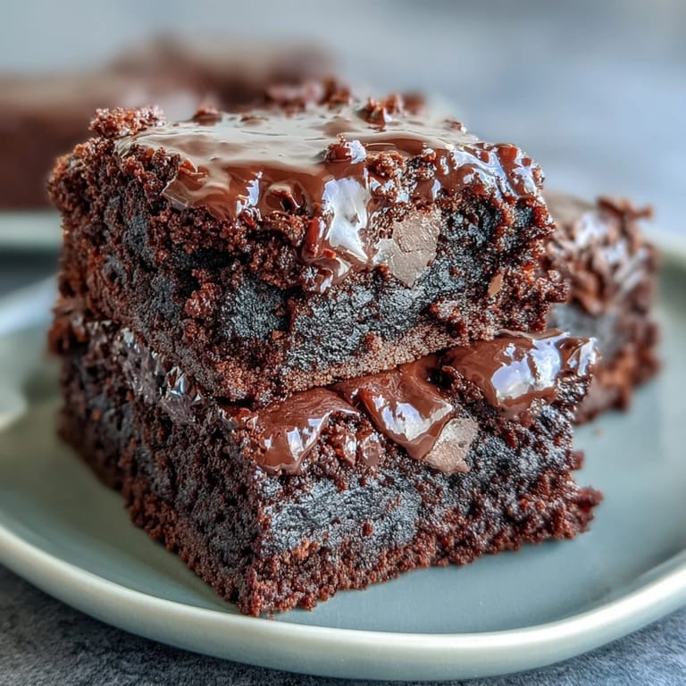 Chewy sourdough brownies made with bittersweet, milk, and semi-sweet chocolate, offering deep flavor and irresistible texture.