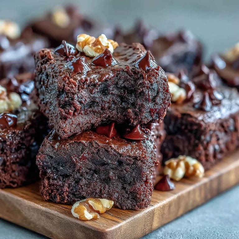 Wholesome, fiber-packed black bean brownie bites with melted chocolate chips, easy bake.