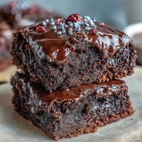 Rich 4th of July Firecracker Brownie Bites with creamy frosting and red, white, and blue sprinkles for a festive Independence Day treat.